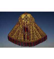 antik Orient Turkmenische Nomaden Chirpy Mantel khalat afghan uzbek kleid afghanistan hand bestickt kostüm Chapan Turkmen Tekke Chyrpy Gelb0/A