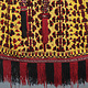 antik Orient Turkmenische Nomaden Chirpy Mantel khalat afghan uzbek kleid afghanistan hand bestickt kostüm Chapan Turkmen Tekke Chyrpy Gelb/A