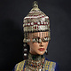 vintage Tribal Turkmen women,s wedding wedding headdress for bride Afghanistan Turkmeistan Uzbekistan hat 24A