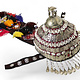 vintage Tribal Turkmen women,s wedding wedding headdress for bride Afghanistan Turkmeistan Uzbekistan hat 24A