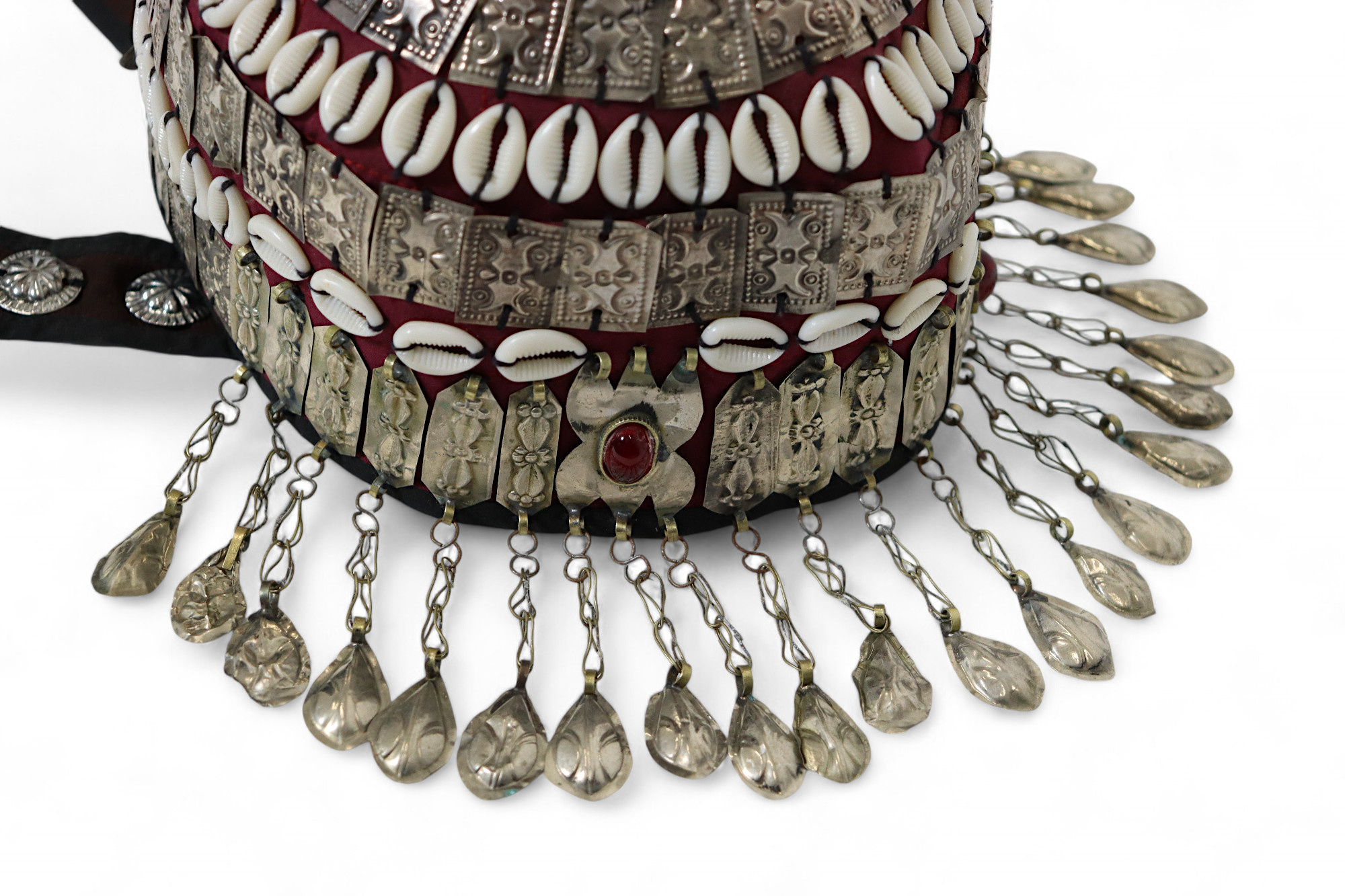 vintage Tribal Turkmen women,s wedding wedding headdress for bride Afghanistan Turkmeistan Uzbekistan hat 24A