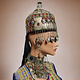 Vintage Tribal Uzbek Frauen Hochzeit kopfschmuck kopfbdekung Turkmenisch Afghanistan Turkmenistan Uzbekistan 23A