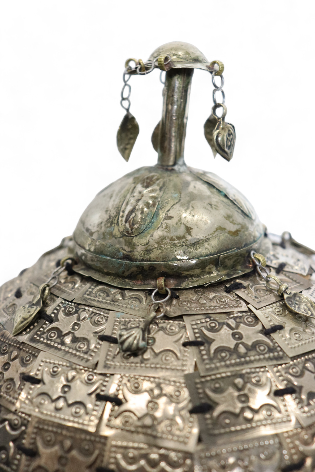 Vintage Tribal Uzbek Frauen Hochzeit kopfschmuck kopfbdekung Turkmenisch Afghanistan Turkmenistan Uzbekistan 23A