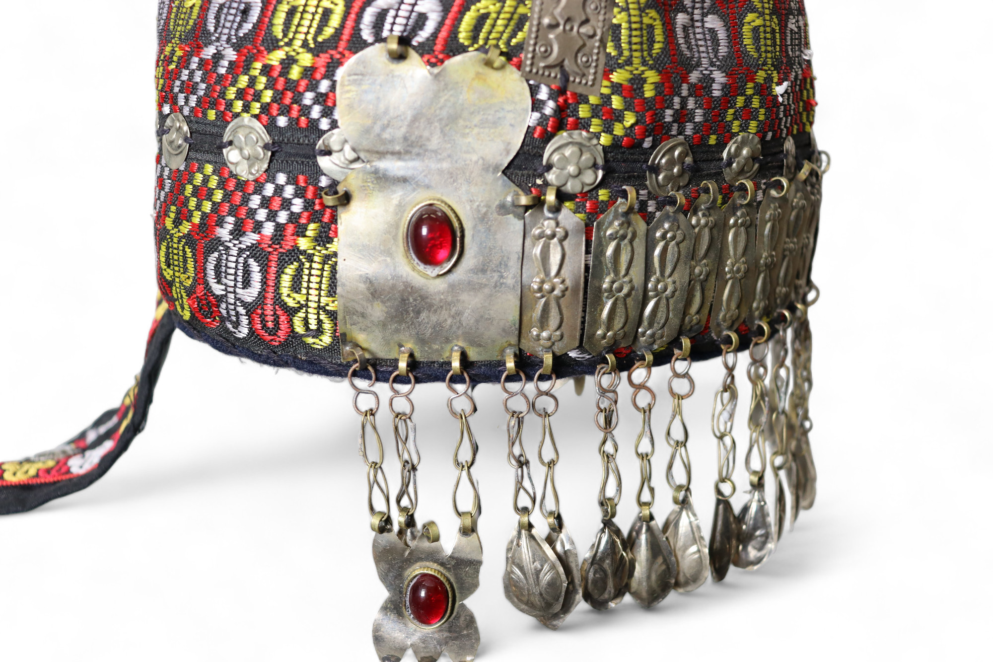 vintage Tribal Turkmen women,s wedding wedding headdress for bride Afghanistan Turkmeistan Uzbekistan hat 23A