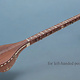 antique afghan folk music instrument Tambur Tanbur tanboor from Afghanaistan  with mother-of-pearl and bone inlaid for left-handed people تنبور No:25