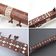 antique afghan folk music instrument Tambur Tanbur tanboor from Afghanaistan  with mother-of-pearl and bone inlaid for left-handed people تنبور No:25