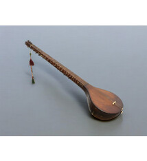 antique afghan folk music instrument Tambur Tanbur tanboor from Afghanaistan  with mother-of-pearl and bone inlaid  تنبور No:24A