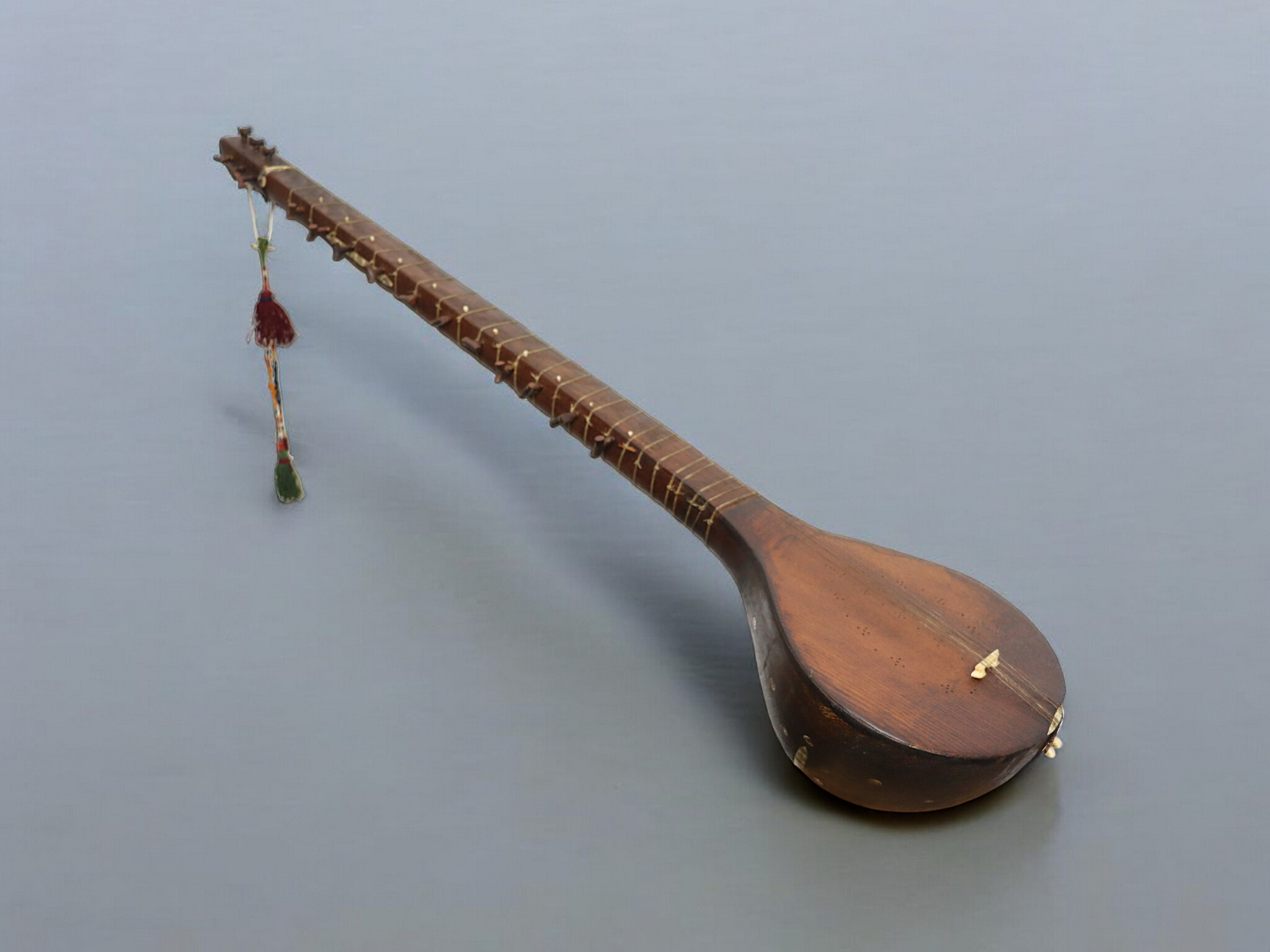 antik exotische traditionelle Volksmusikinstrument Afghanistan Tambur Tanbur tanboor Afghan Langhalslaute تنبور Nr-24a