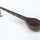 antik exotische traditionelle Volksmusikinstrument Afghanistan Tambur Tanbur tanboor Afghan Langhalslaute mit Silber verziert seltener Museum stück تنبور