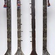 antique afghan folk music instrument Tambur Tanbur tanboor from Afghanaistan  with silver decoration a museum piece تنبور