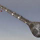 antique afghan folk music instrument Tambur Tanbur tanboor from Afghanaistan  with silver decoration a museum piece تنبور