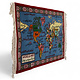 115 x 90 cm meisterwerk handgeküpfte orientteppich wandteppich weltatlas weltkarte teppich landkarte aus Afghanistan