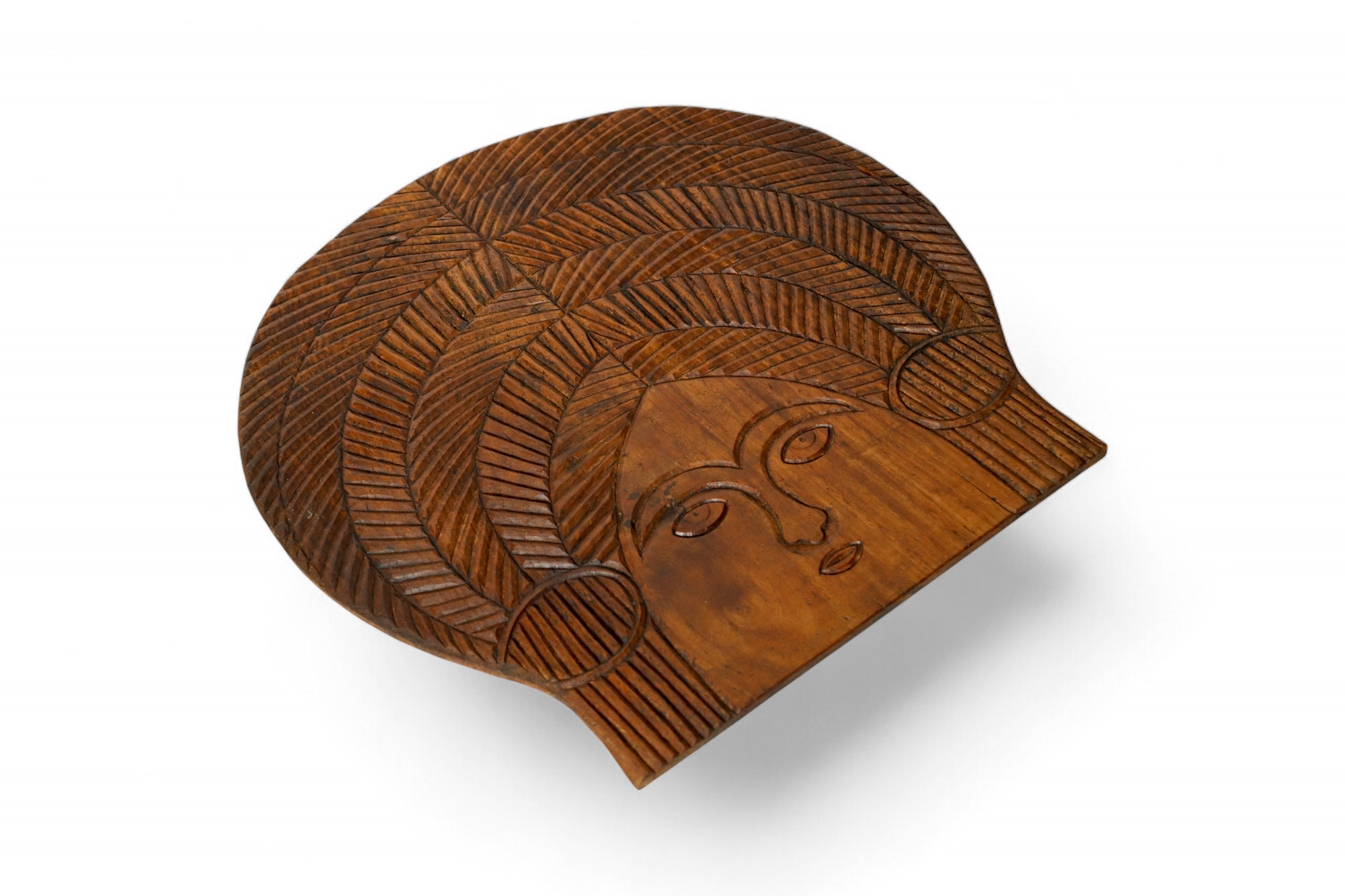 Vintag Handgeschnitzte wandrelief Wandbild WandKunst Skulptur aus Nuristan Afghanistan No:C