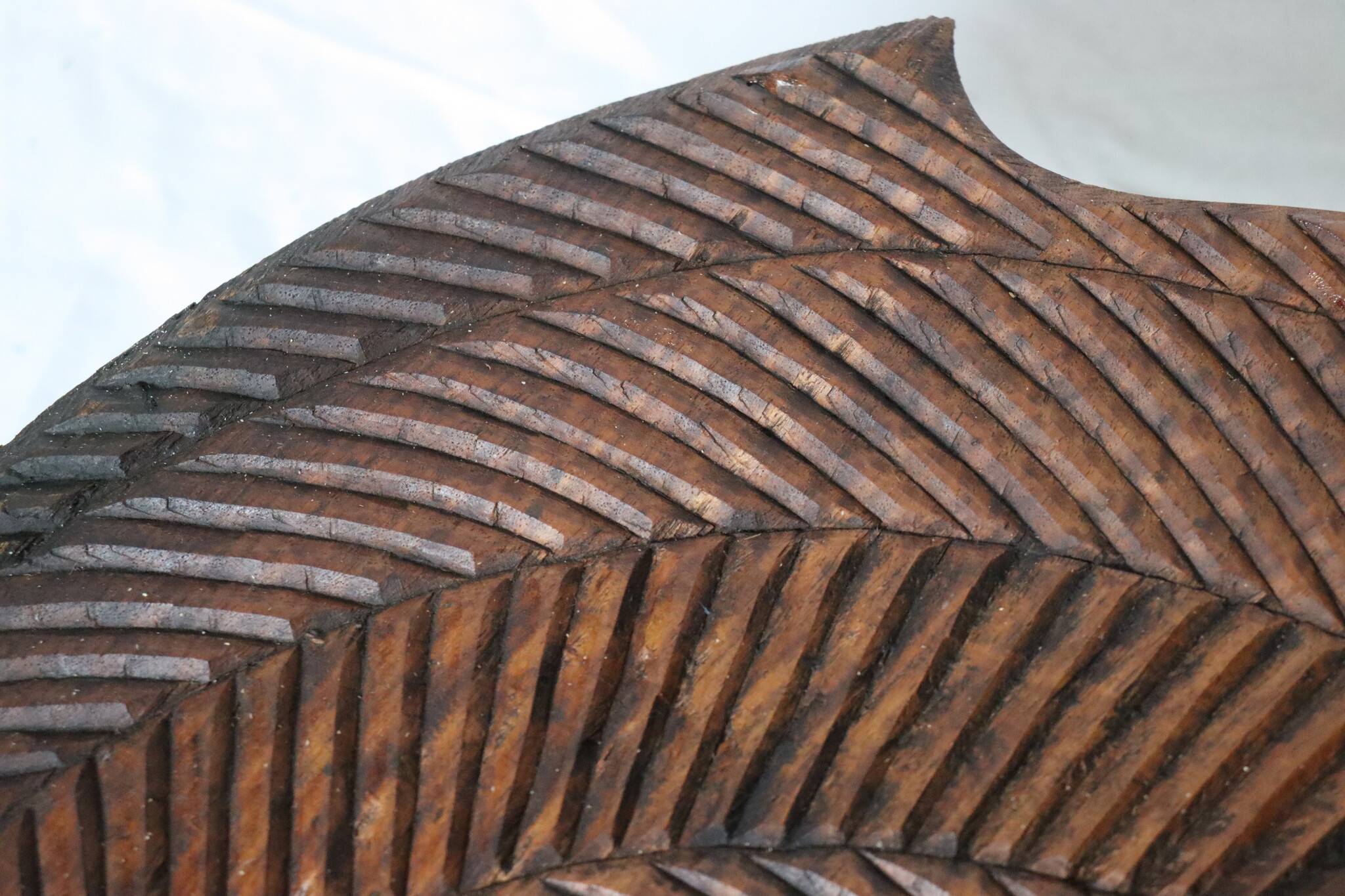 vintage orient solid wood handmade hand carved wall relief wall decoration from Nuristan Afghanistan  No:A