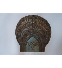 Vintag Handgeschnitzte wandrelief Wandbild WandKunst Skulptur aus Nuristan Afghanistan No:B