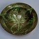 handmade Clay Bowls pottery bowl plate Dish from Swat valley Pakistan  south Afghanistan Green No:24