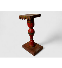 Antique Lacquerware Massiv Holz lampenständer  Nr: H