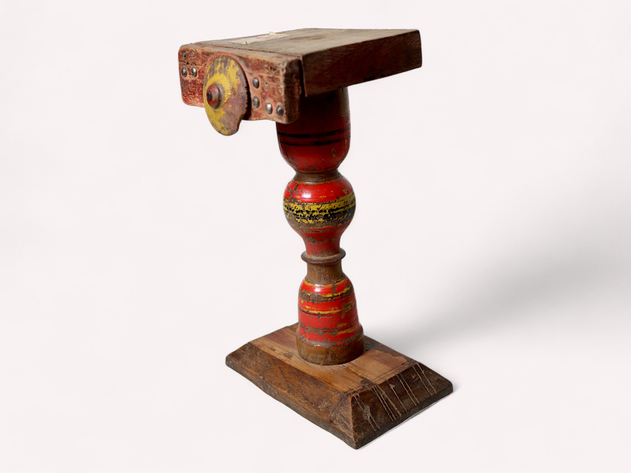 Antique Lacquerware Massiv Holz lampenständer  Nr: C