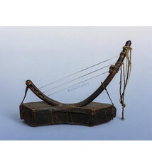 antique orient exotic musical instrument  afghanistan Nuristan kohistan harp waj wuj musik. 25A