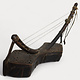 antique orient exotic musical instrument  afghanistan Nuristan kohistan harp waj wuj musik. 25A