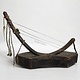antique orient exotic musical instrument  afghanistan Nuristan kohistan harp waj wuj musik. 25A