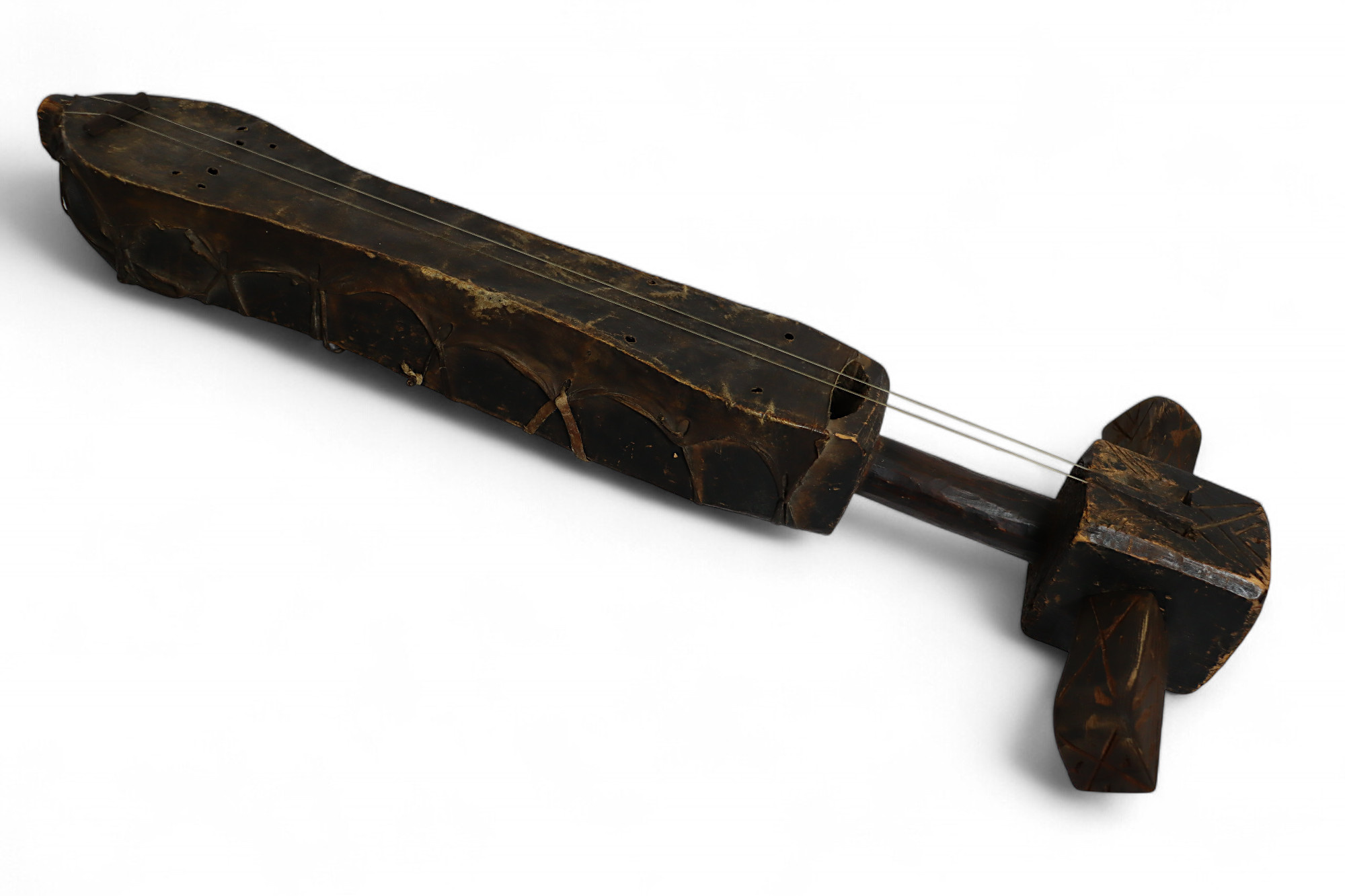 Antique rare original orient exotic musical instrument afghanistan Nuristan kohistan Sarangi. antique afghanistan Nuristan kohistan music 25/B