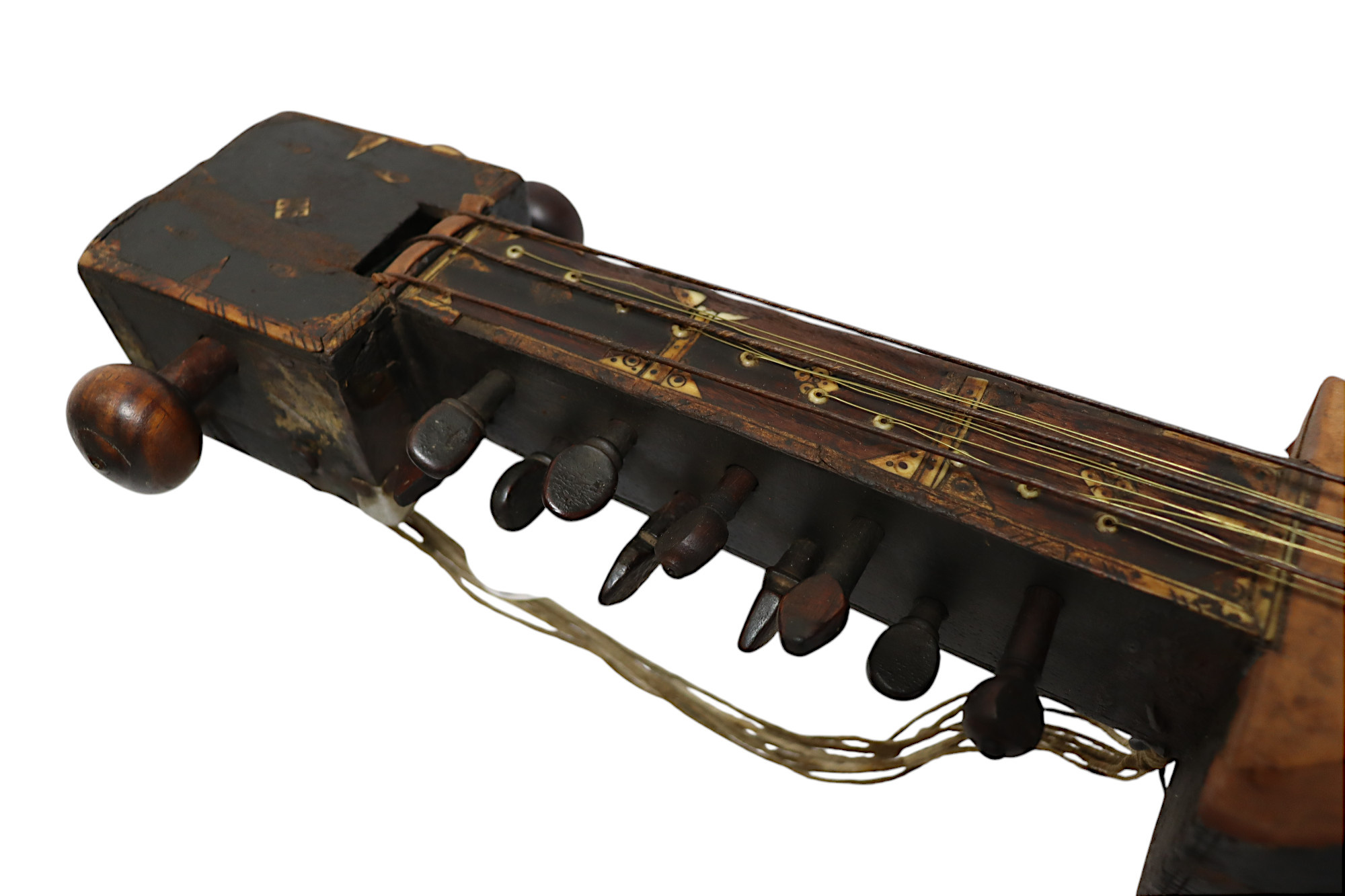 Antique rare original orient exotic musical instrument afghanistan Nuristan kohistan Sarangi. antique afghanistan   25/AFG