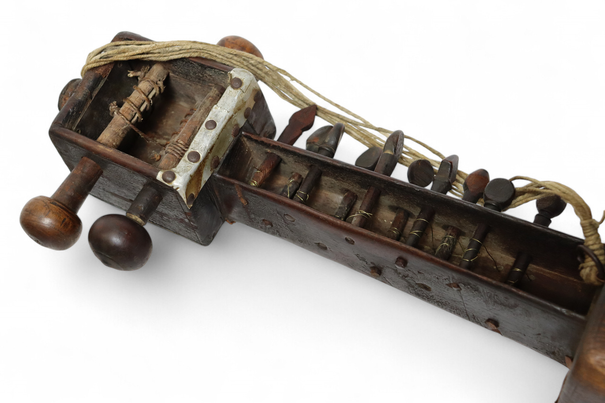 Antique rare original orient exotic musical instrument afghanistan Nuristan kohistan Sarangi. antique afghanistan   25/AFG