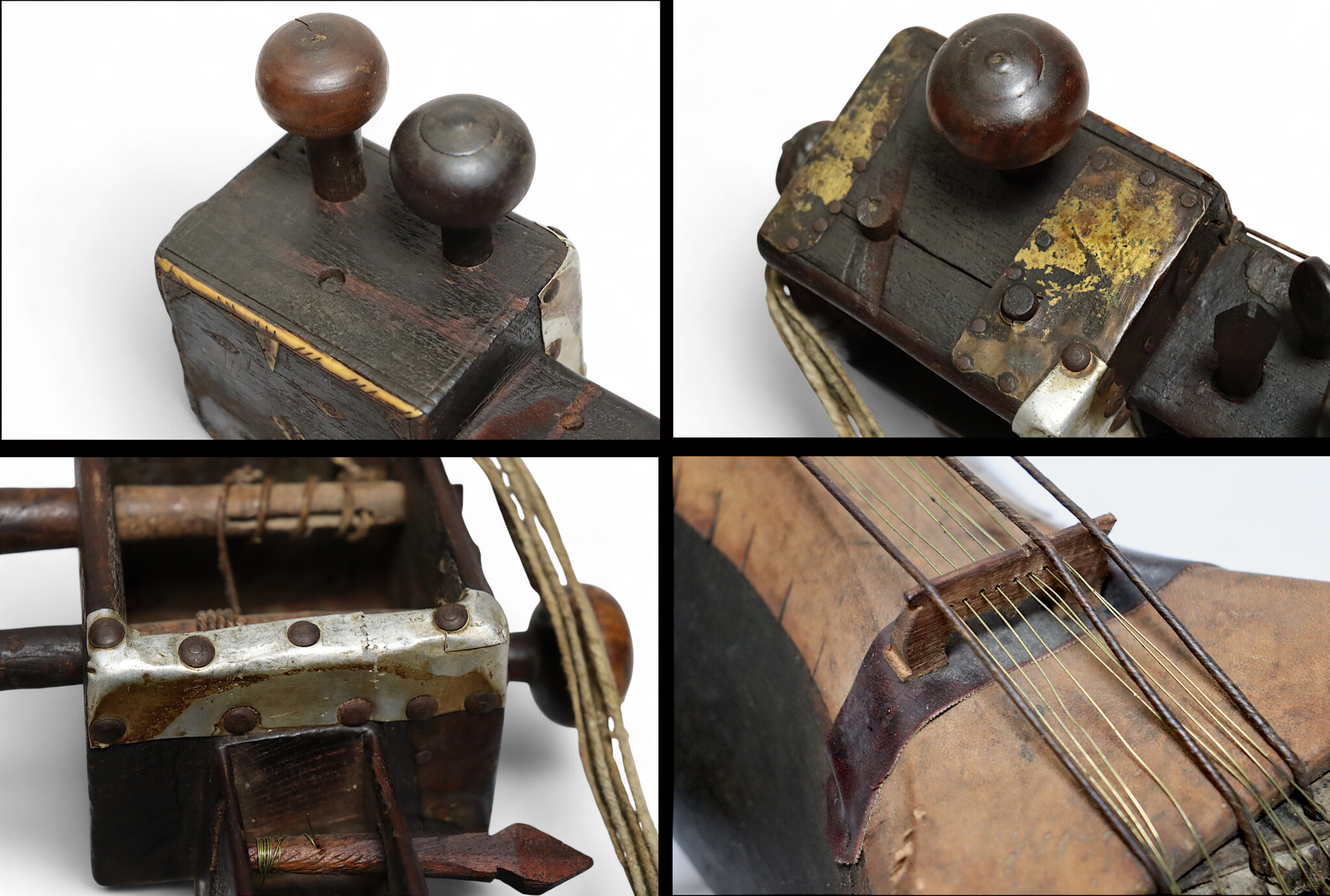 Antique rare original orient exotic musical instrument afghanistan Nuristan kohistan Sarangi. antique afghanistan   25/AFG