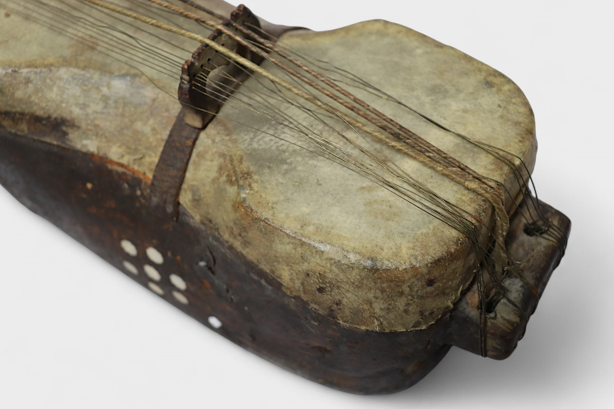 antik sehr seltener orient exotische Musikinstrument afghanistan   Sarangi Nr:25AFG