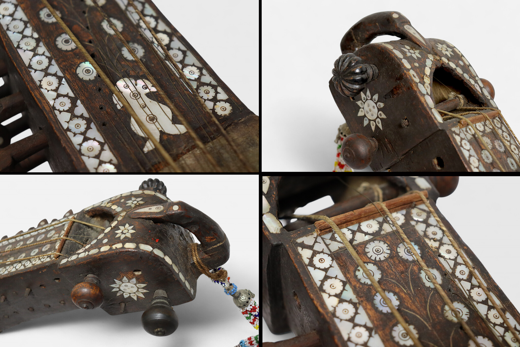 Antique rare original orient exotic musical instrument afghanistan Nuristan kohistan Sarangi. antique afghanistan   25/AFG