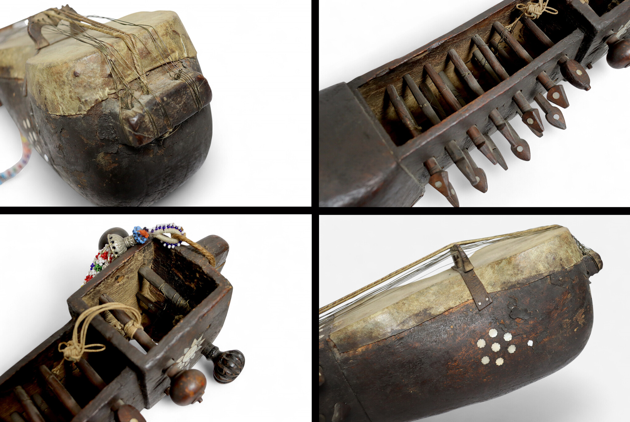 Antique rare original orient exotic musical instrument afghanistan Nuristan kohistan Sarangi. antique afghanistan   25/AFG