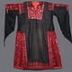 antique hand embroidered bedouin palestinian Ethnic thoub tunic dress Palestinian~SILK~WEDDING~Dress~1930-40's~Rare Museum Piece 25A