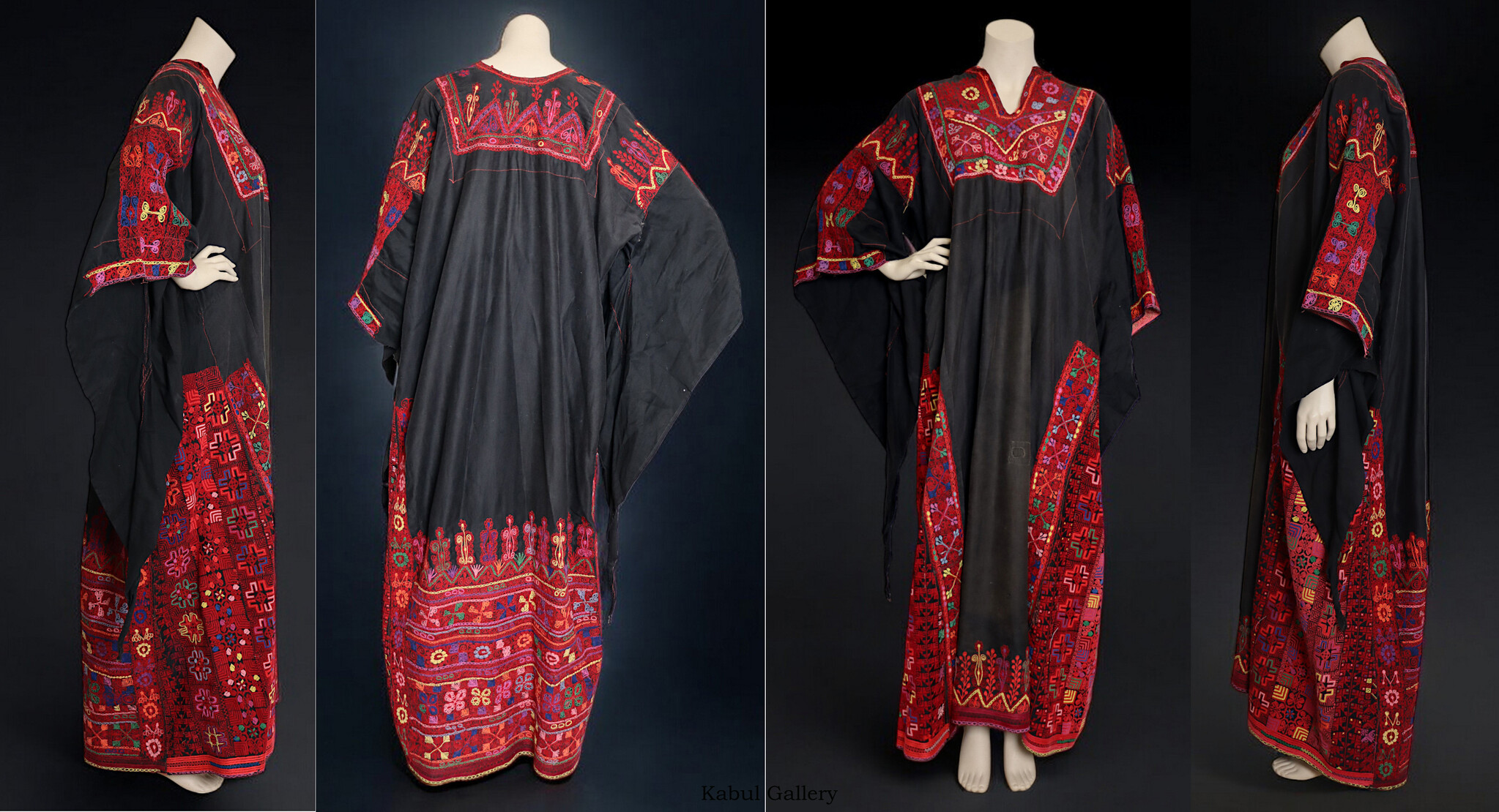 Rare Vintage hand bestickte Palestinian Dress Museum Quality Bedouin Dress from Palestine Beduin Palästina frauen Kleid kostüm Nr-25A