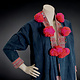 Vintage hand embroidered jacket coat dress tribe Akha or Hmong from   Northeast Asia Thailand , mid 20th century Museum Quality