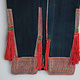 Vintage hand embroidered jacket coat dress tribe Akha or Hmong from   Northeast Asia Thailand , mid 20th century Museum Quality