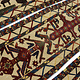 980  x 40 cm  Rare  oriental turkmen Bukhara jemud nomadic kilim tentband Yurt Turkoman tent band,
