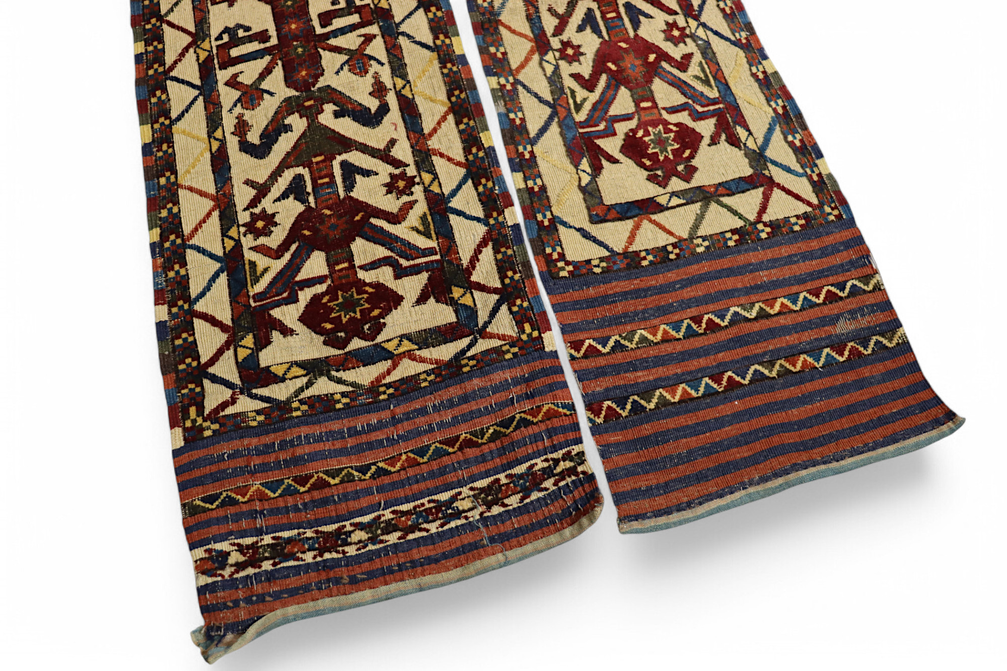 980 m x40 cm nomaden  Turkmen Buchara Jomud Kelim Jurte Zeltband