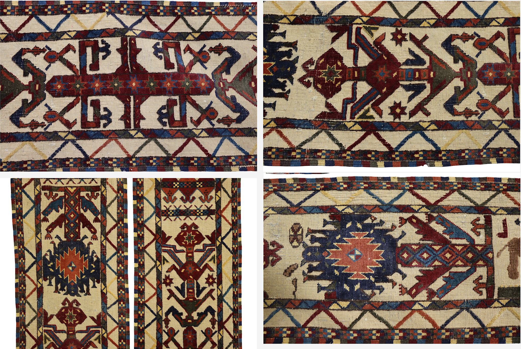 980 m x40 cm nomaden  Turkmen Buchara Jomud Kelim Jurte Zeltband