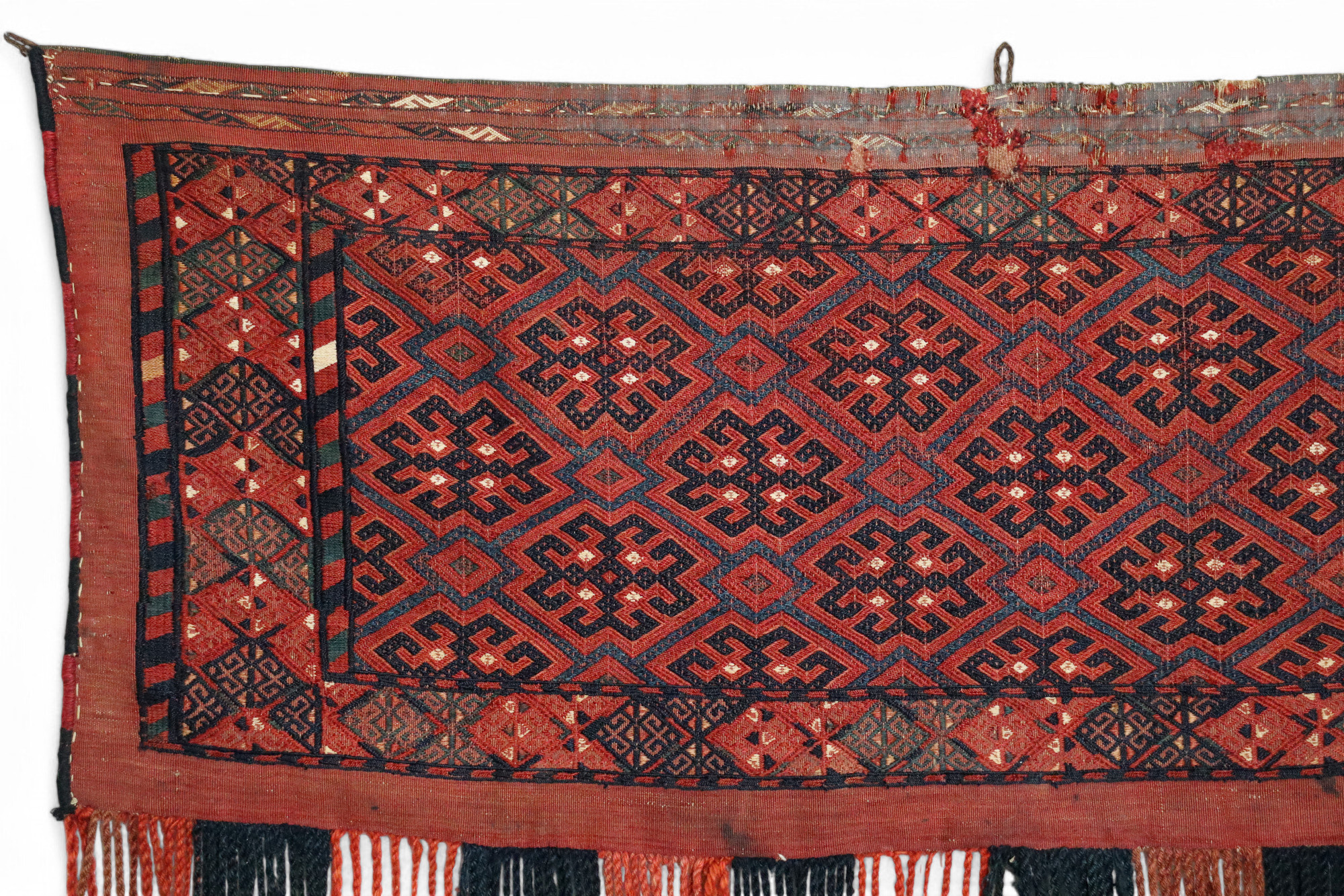 103x80 cm Antik und seltener Uzbek Nomaden Zelttasche tasche Torba aus Afghanistan jaller Turkmenistan Nr:117