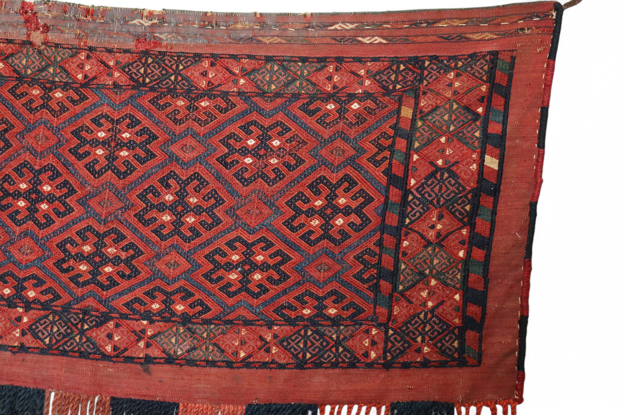 Antique Uzbek nomad Bag Wonderful Ersari Turkmen Torba from Afghanistan Turkmenistan No:117