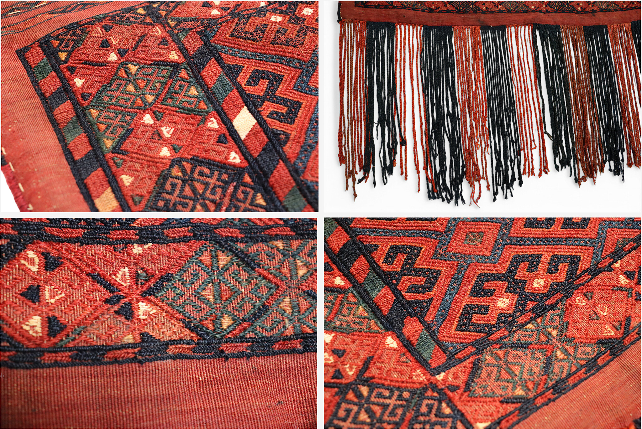 103x80 cm Antik und seltener Uzbek Nomaden Zelttasche tasche Torba aus Afghanistan jaller Turkmenistan Nr:117