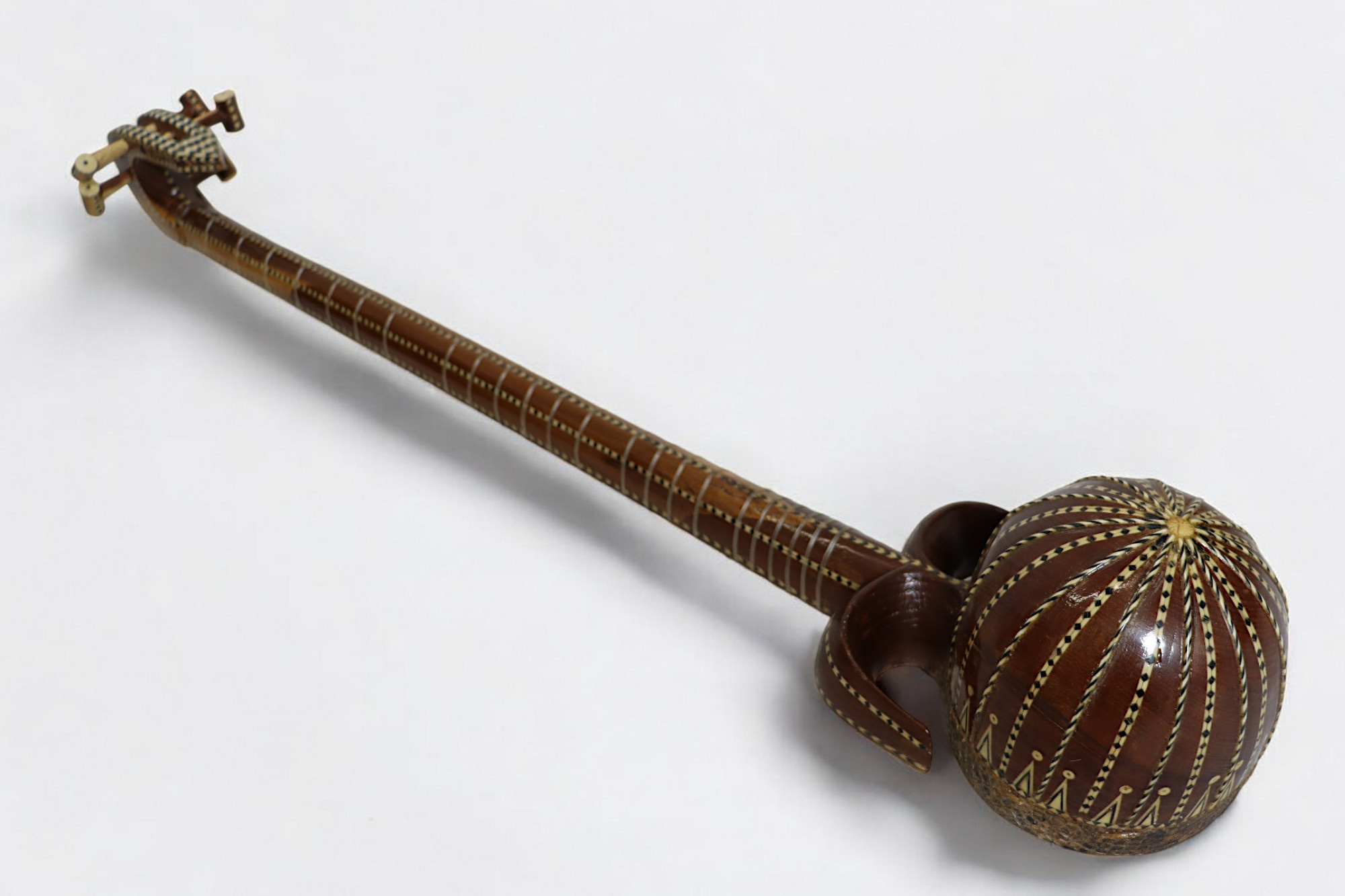 Xinjiang Uyghur Musical Instrument Rawap Schlangenhaut