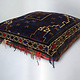 antique very rare Balochi nomadic carpet cushion orient nomad rug seat Bohemian Afghanistan pillow 21/7