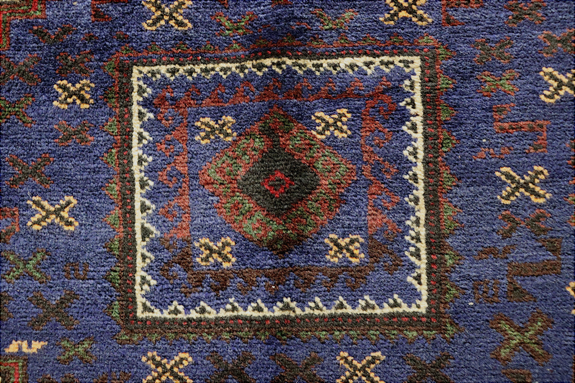 antique very rare Balochi nomadic carpet cushion orient nomad rug seat Bohemian Afghanistan pillow 21/7
