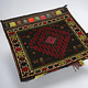 antique very rare Balochi nomadic carpet cushion orient nomad rug seat Bohemian Afghanistan pillow 21/2