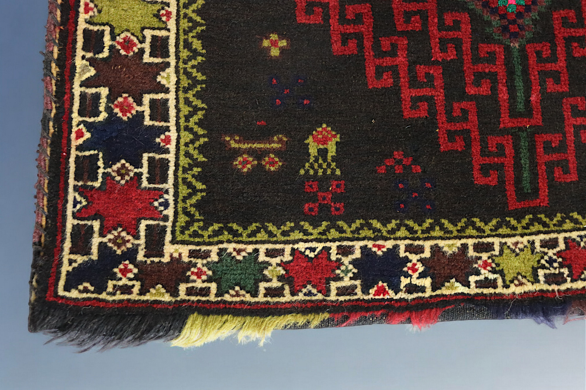 antique orient Afghan Beloch nomad rug seat cushions floor cushion Bohemian pillow. 21/2