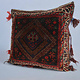 antique very rare Balochi nomadic carpet cushion orient nomad rug seat Bohemian Afghanistan pillow 21/1