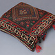 antique very rare Balochi nomadic carpet cushion orient nomad rug seat Bohemian Afghanistan pillow 21/1