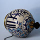 islamische handbemalte Keramik Lampenfuß aus Multan Iznik Lampe بسم الله الرحمن الرحيم Nr: C